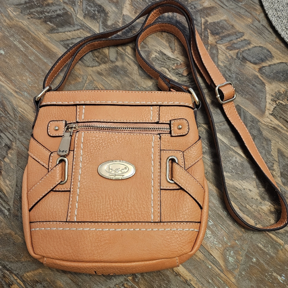 b.o.c. Crossbody Bag with Adjustable Strap. Peach Color. Never Used.